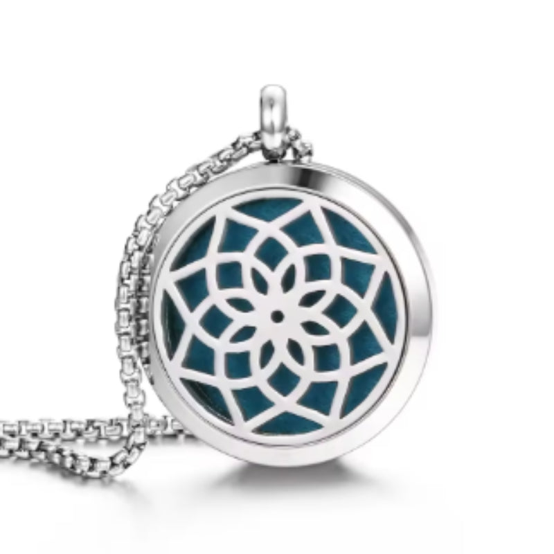 Colar Aromático Mandala de Flor (Frete Grátis)
