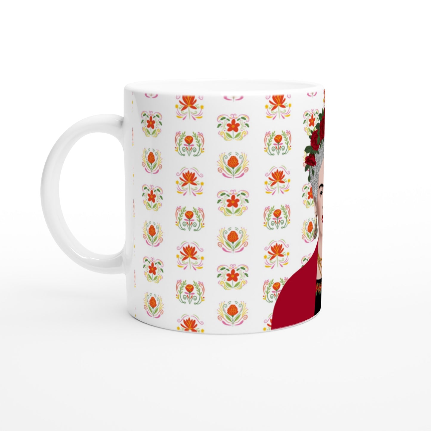 Frida Gris / White Garden - Caneca