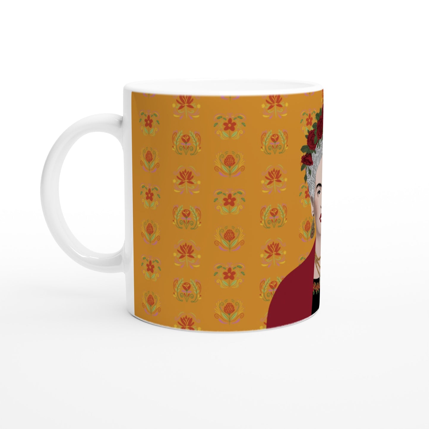 Frida Gris / Orange Garden - Caneca