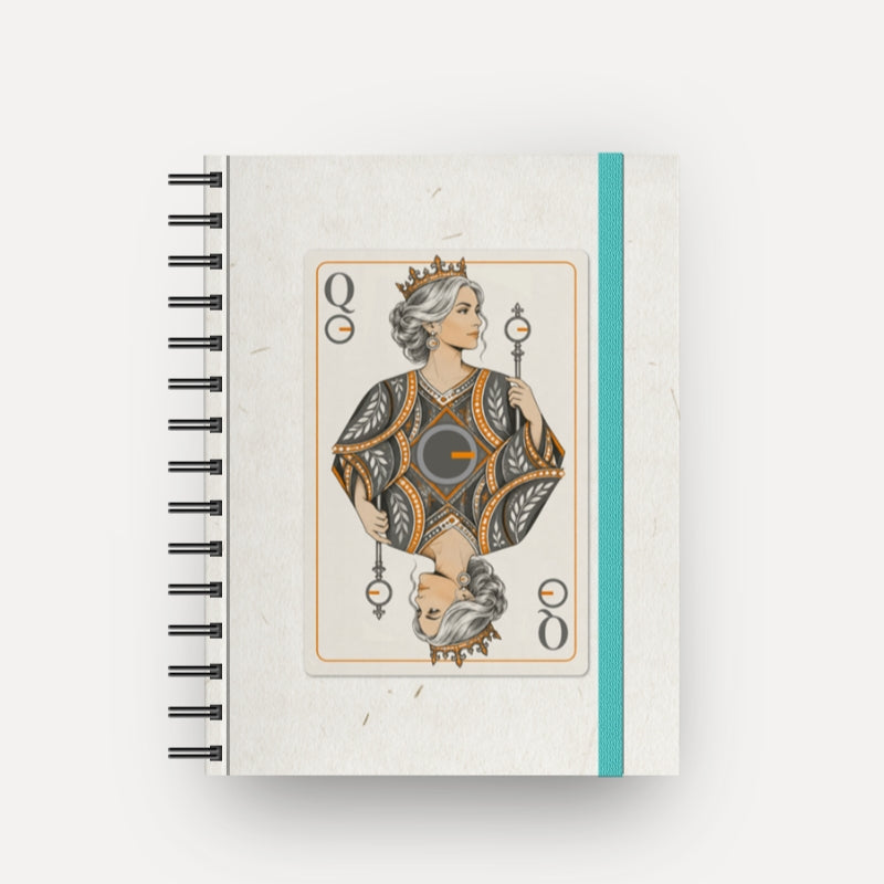 Rainha de Pratas - Caderno com espiral (Frete Grátis)