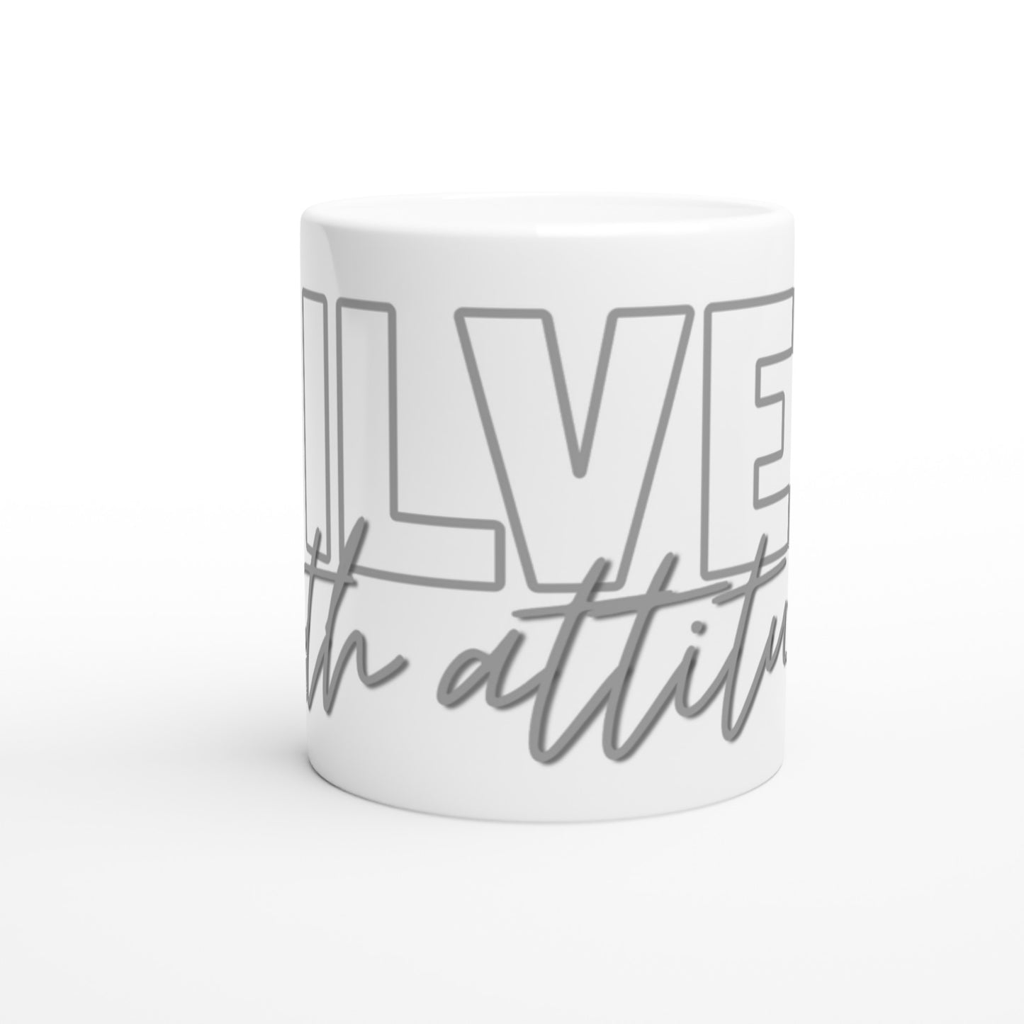 Silver with Attitude - Caneca (Frete Grátis)