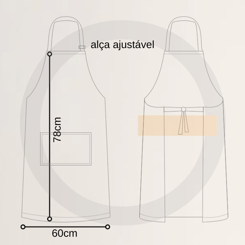 Cansei da tinta - Avental (Frete Grátis)
