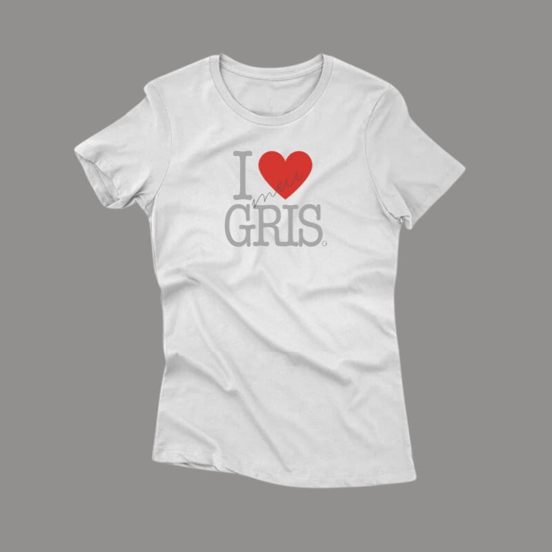 I Love meu Gris- Camiseta Premium Feminina (Frete Grátis)