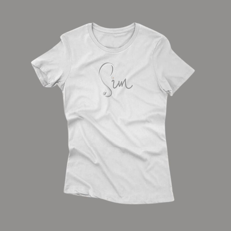 Sim - Camiseta Premium Feminina