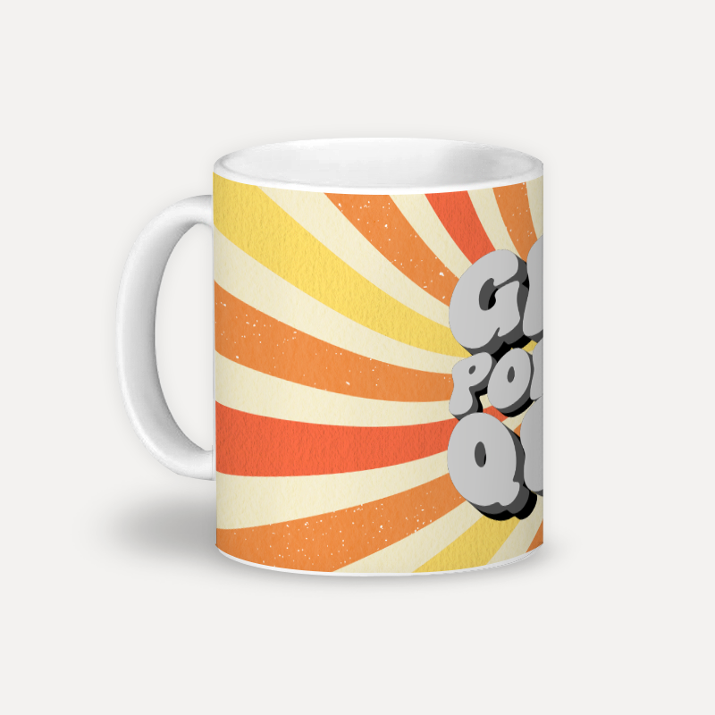 GRIS PORQUE QUIS - Caneca (Frete Grátis)