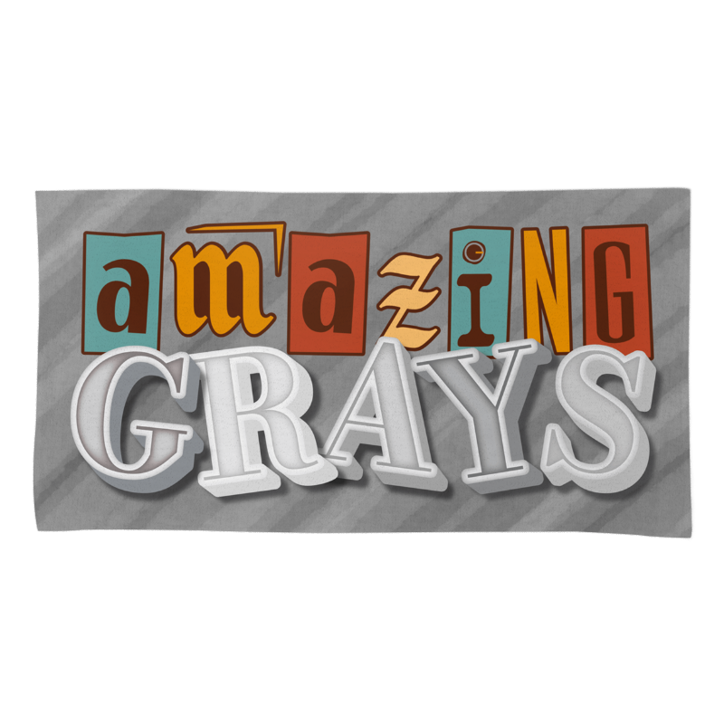 Amazing Grays - Toalha de Praia (Frete Grátis)