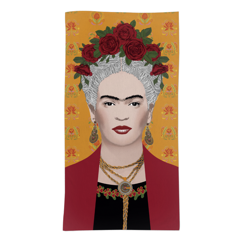 Toalha de Praia Frida Gris (Frete Grátis)