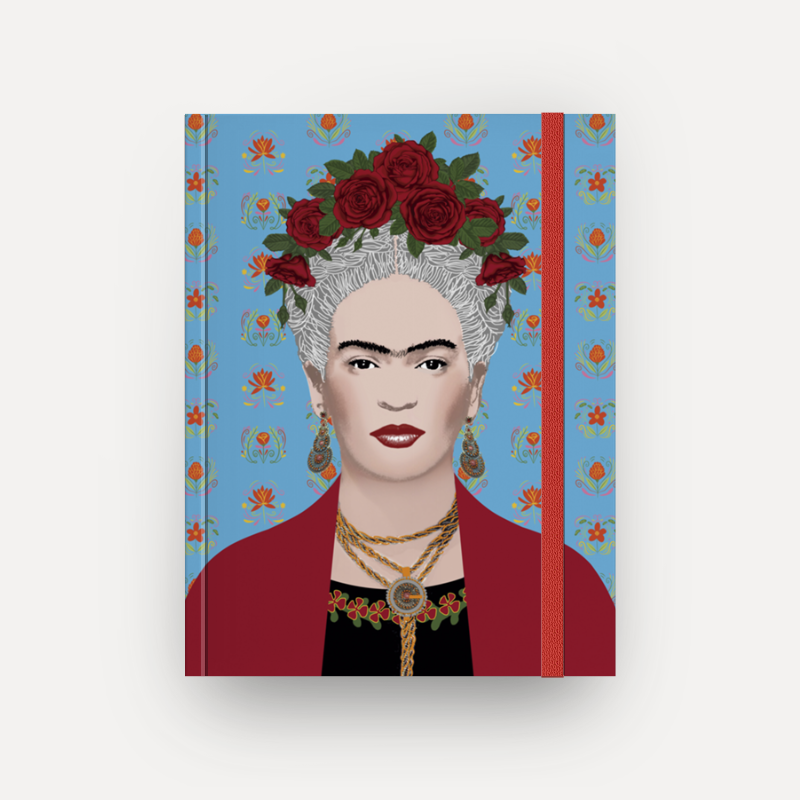 Caderno Frida Gris sem espiral (Frete Grátis)