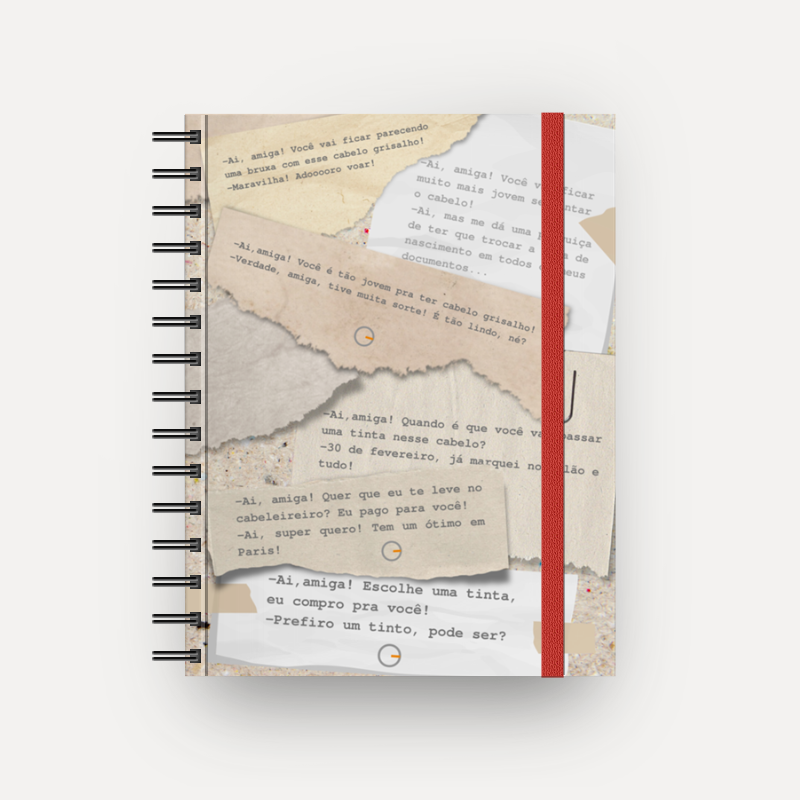 Ai, amiga! - Caderno com espiral (Frete Grátis)