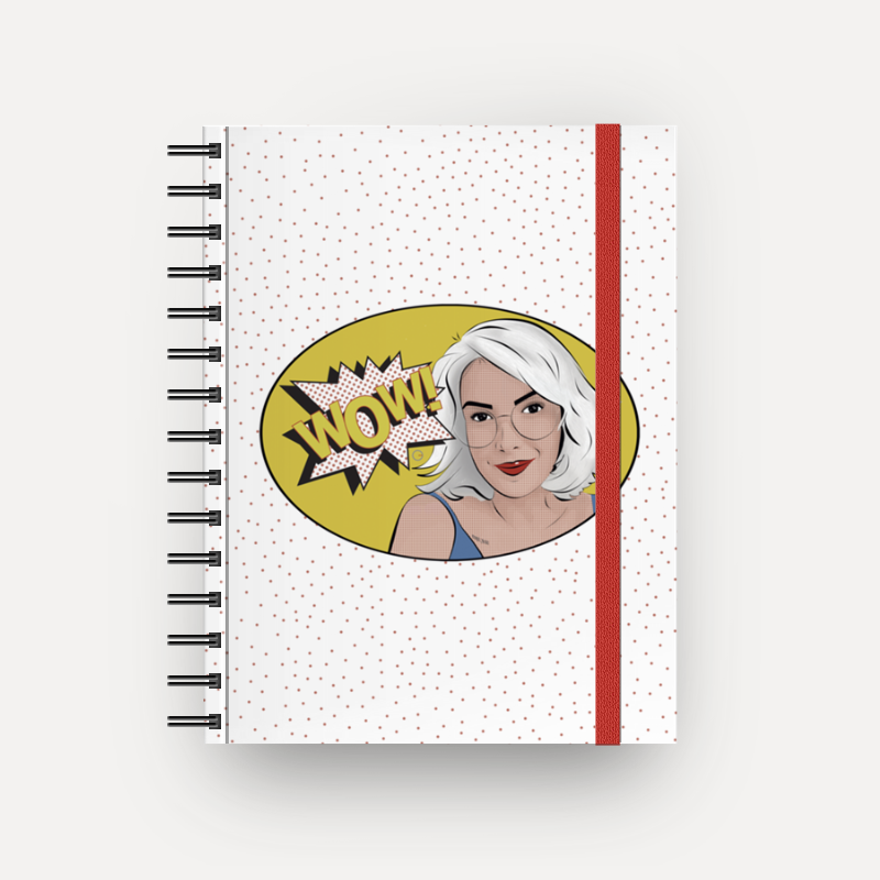 Caderno Gabi com espiral (Frete Grátis)