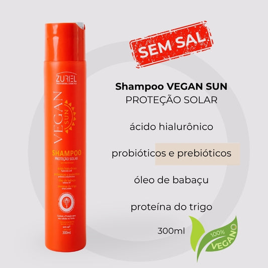 VEGAN SUN - Shampoo Vegano sem sal - 300ml
