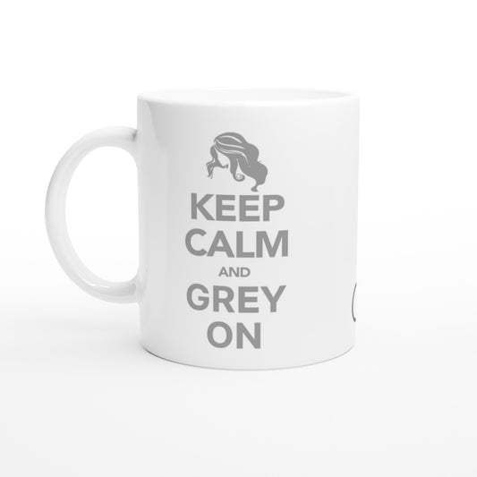 Keep Calm and Grey On - Caneca