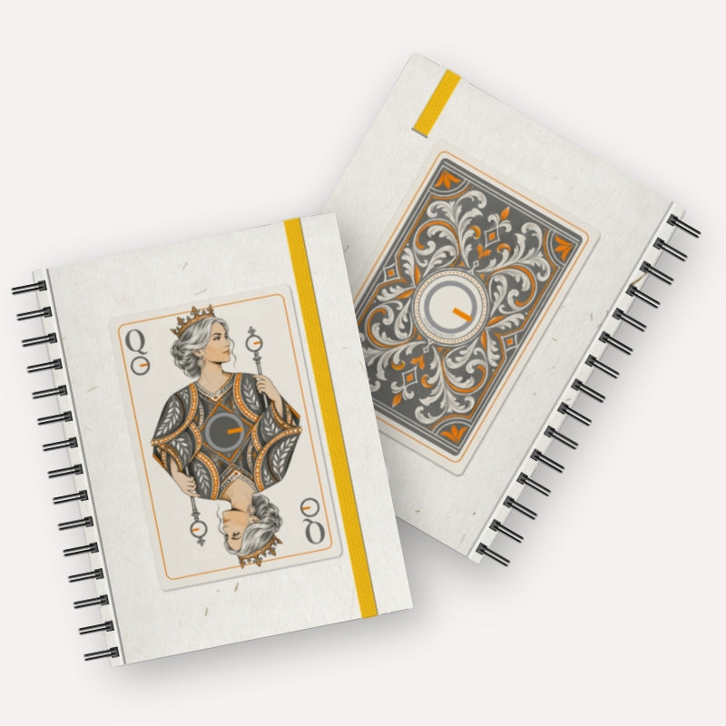 Rainha de Pratas - Caderno com espiral  (Frete Grátis)