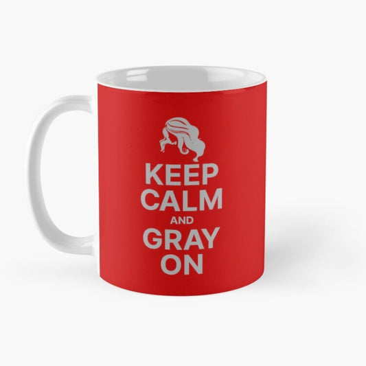KEEP CALM AND GRAY ON - Caneca