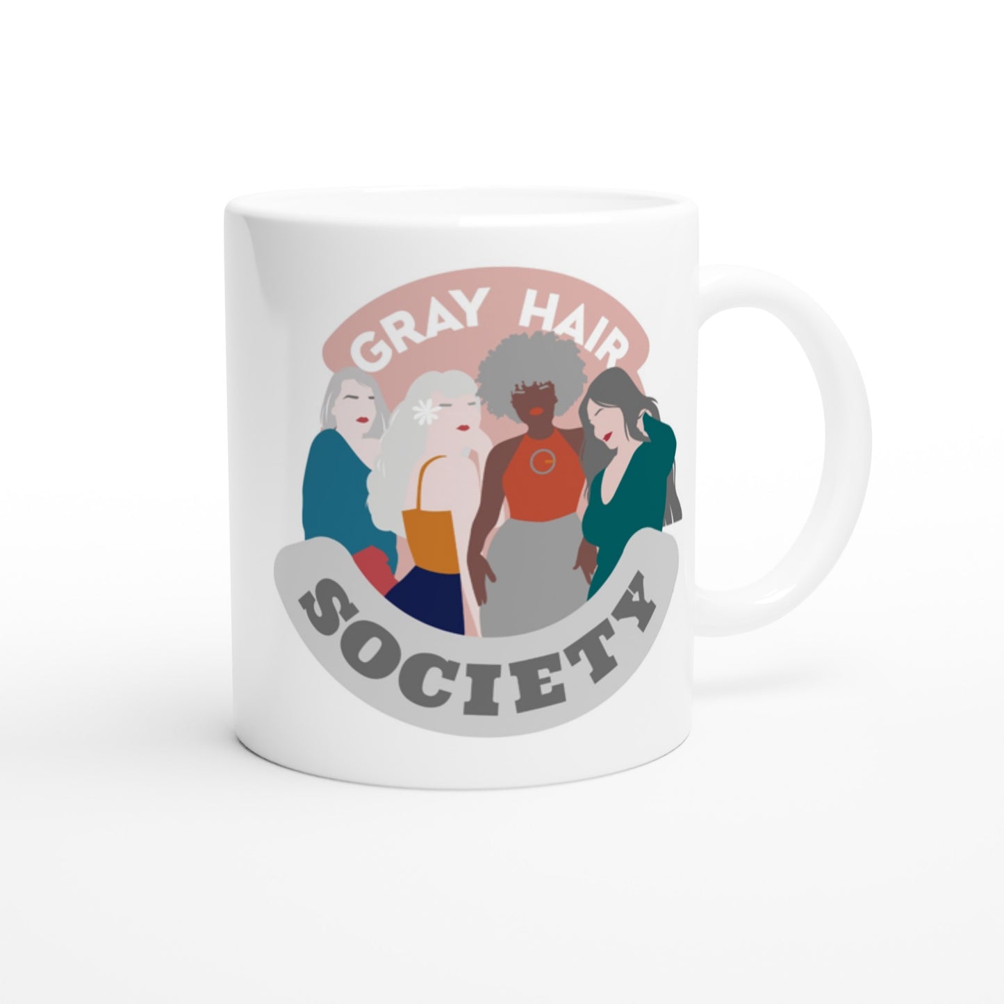 Gray Hair Society - Caneca