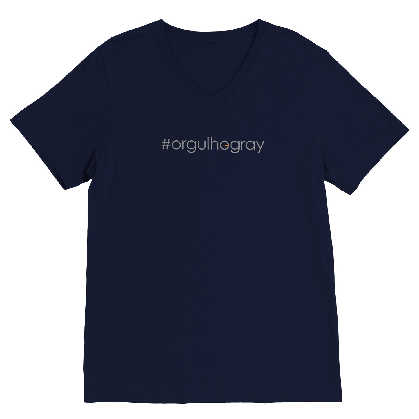 #orgullhogray - Camiseta premium com gola V