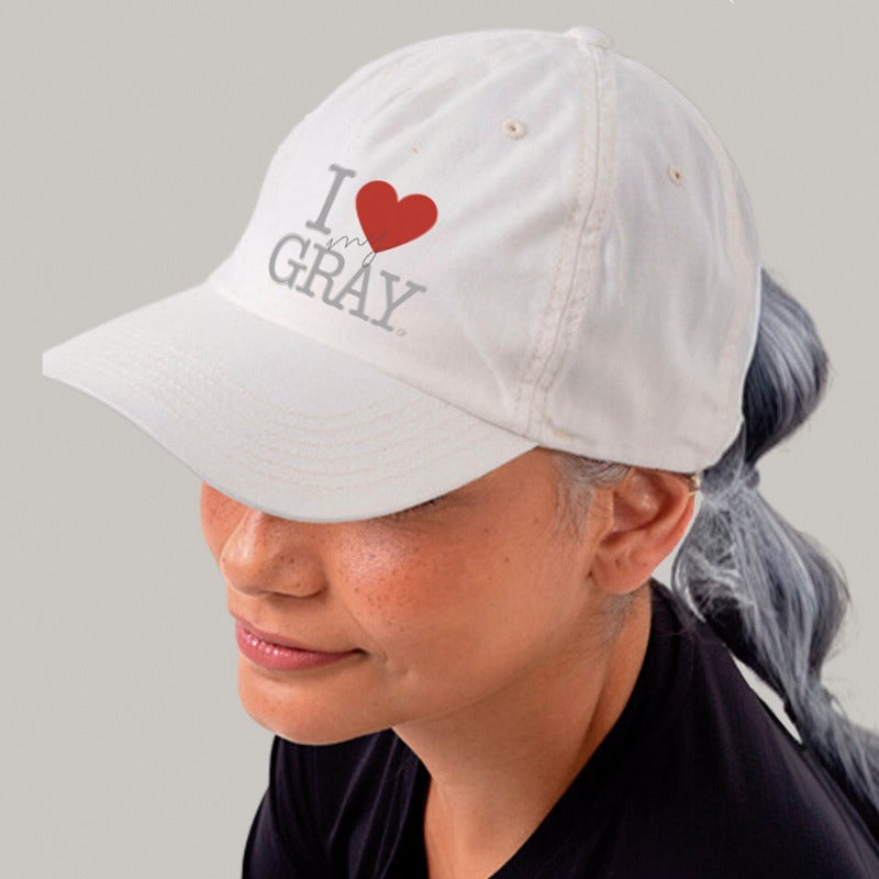 I LOVE MY GRAY - Boné (Frete Grátis)