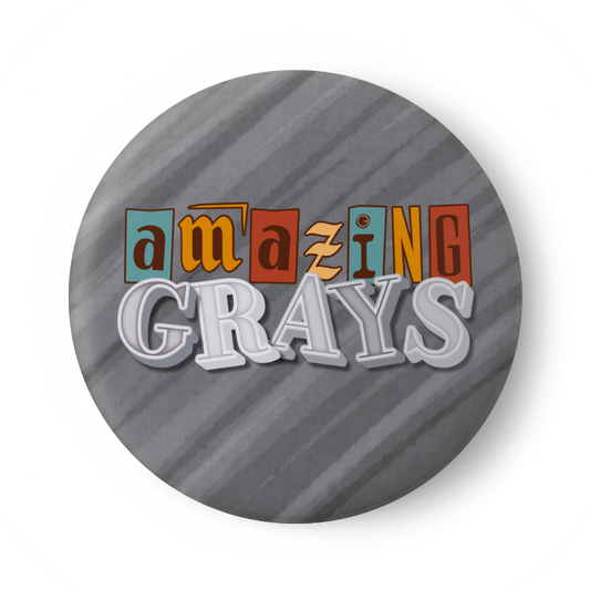 Amazing Grays - Bóton (Frete grátis)