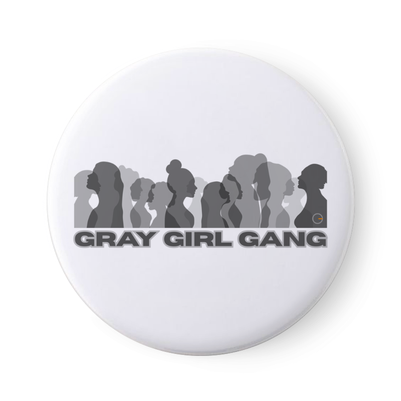 Gray Girl Gang II- Bóton (Frete grátis)