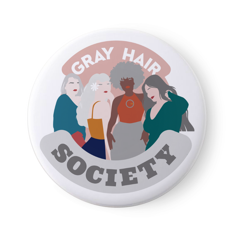 Gray Hair Society - Bóton (Frete grátis)