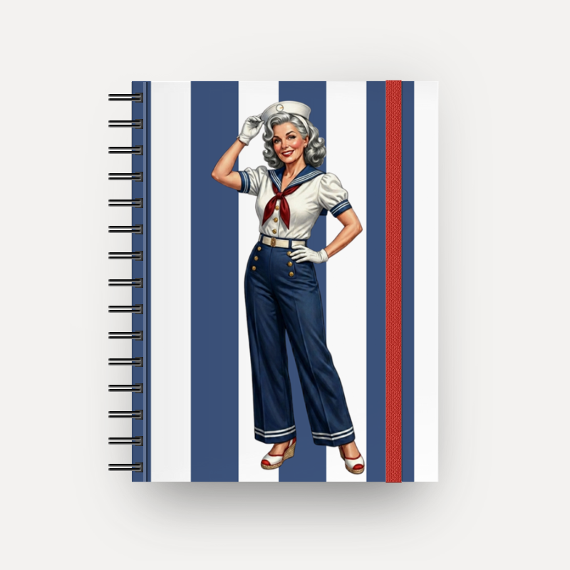 Naia - Caderno com espiral  (Frete Grátis)