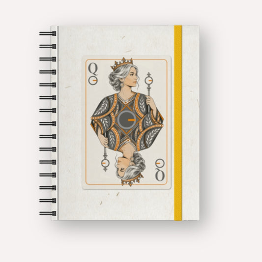 Rainha de Pratas - Caderno com espiral  (Frete Grátis)