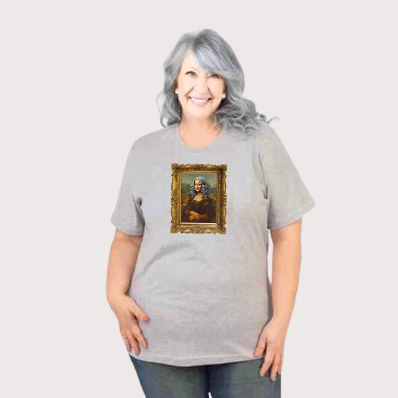 Gio Gris - Camiseta Plus Size (Frete Grátis)