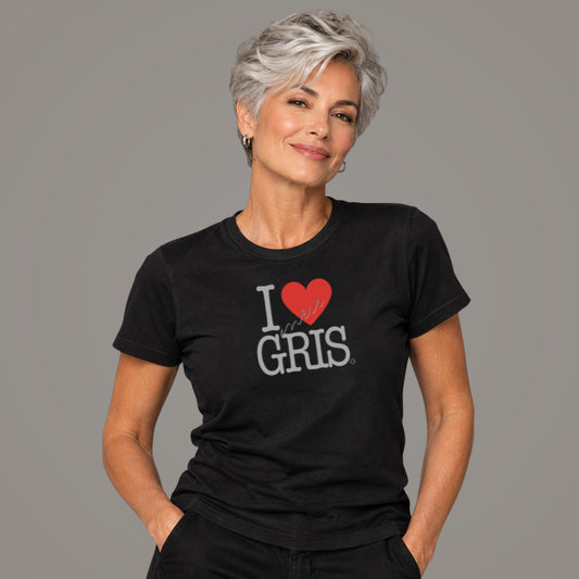 I Love meu Gris - Camiseta Premium Feminina