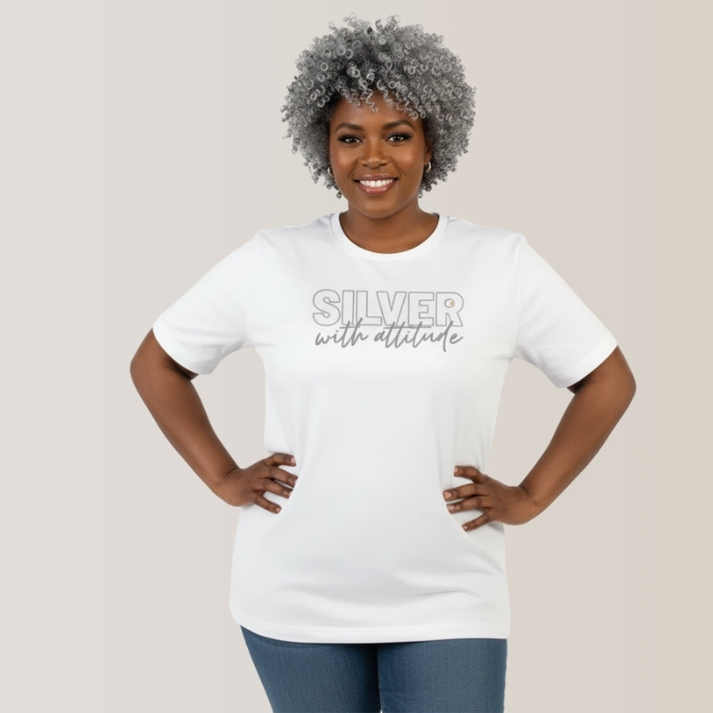 Silver with attitude - Camiseta Plus Size