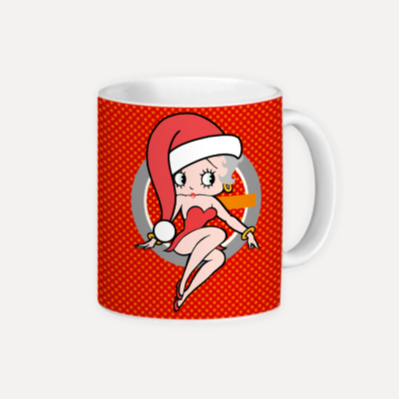 Betinha Gris Natal - Caneca (Frete Grátis)
