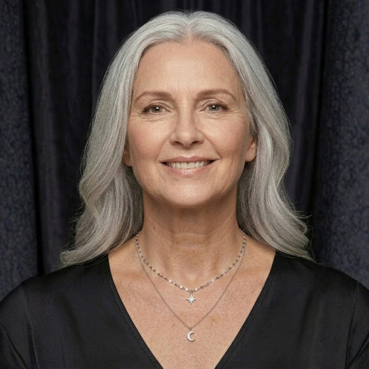 Colar Multicamadas Lua e Estrela (Frete Grátis)