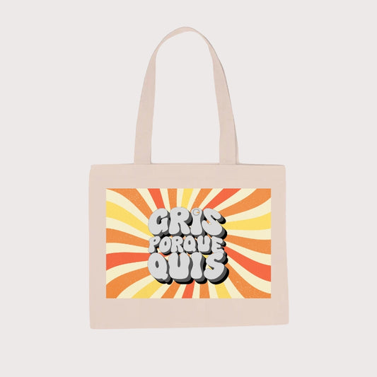 Gris porque Quis- Ecobag (Frete Grátis)