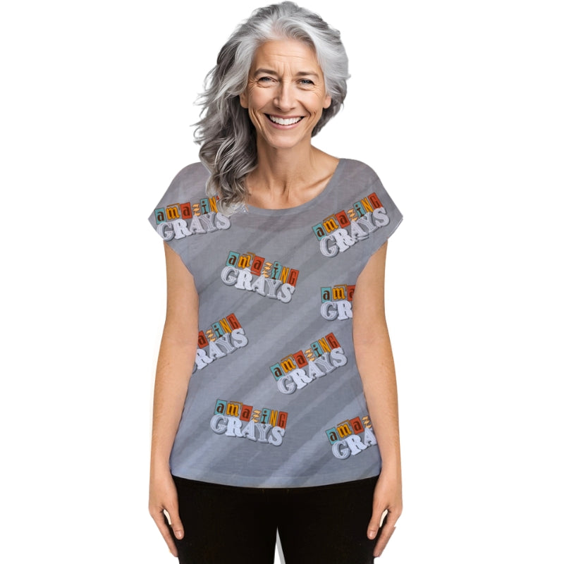 AMAZING GRAYS - Camiseta Full Print (Frete grátis)