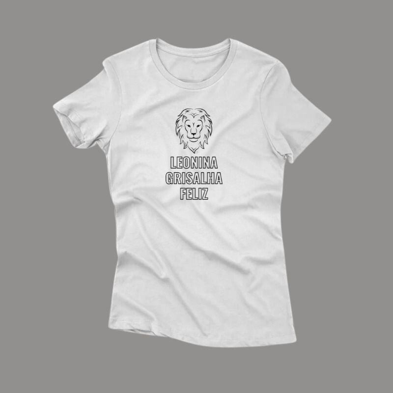 Signos - Grisalha Feliz - Camiseta Premium Feminina (Frete Grátis)