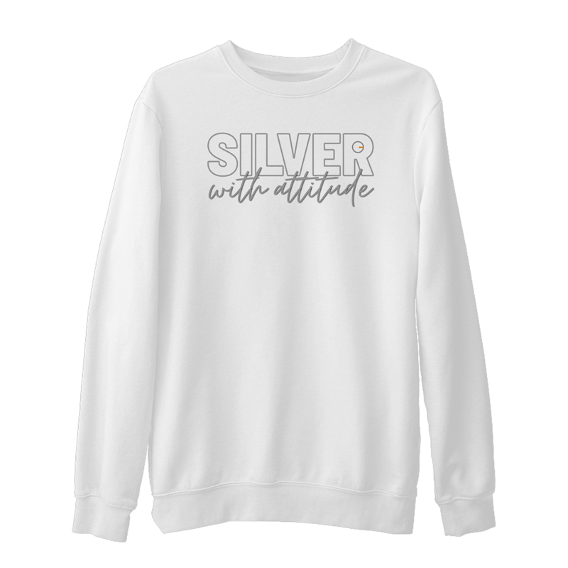 SILVER with attitude - Moletom Blusão (Frete Grátis)