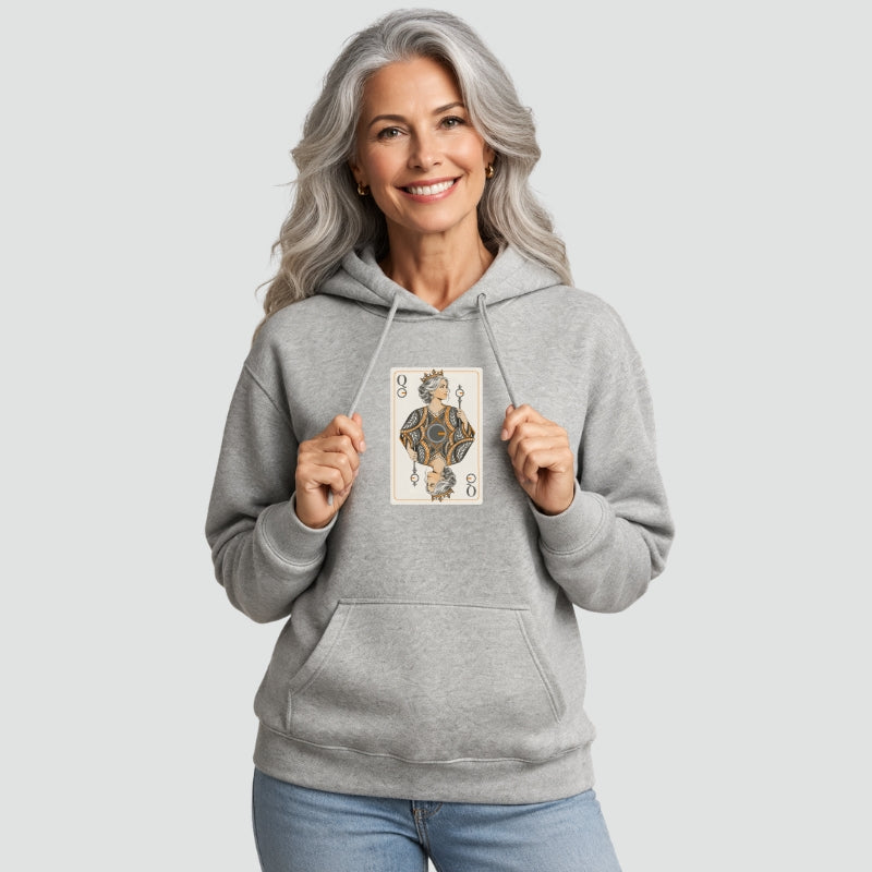 Rainha de Pratas - Moletom canguru com capuz
