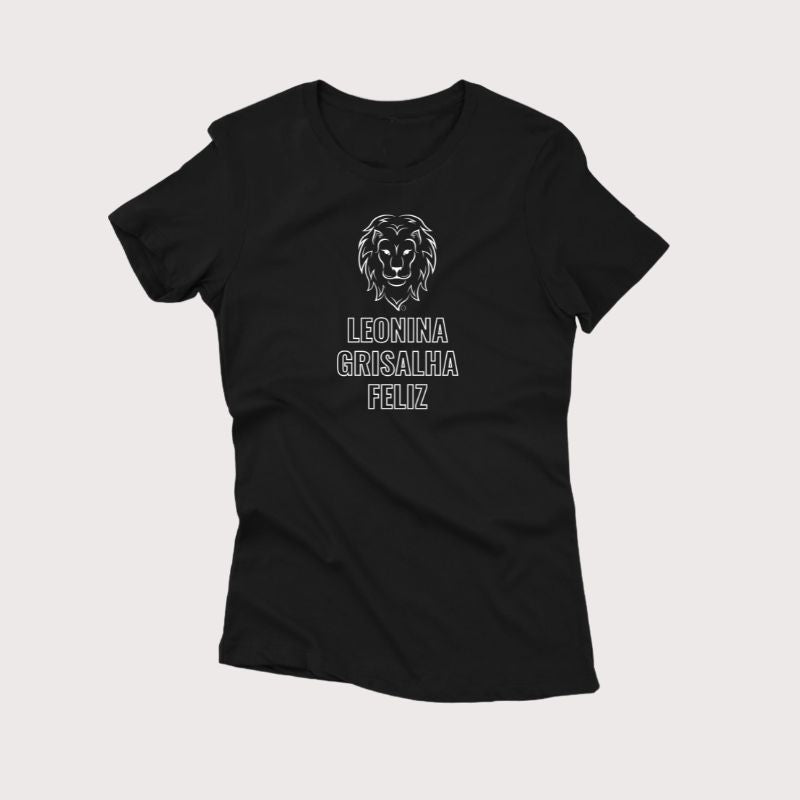 Signos - Grisalha Feliz - Camiseta Premium Feminina (Frete Grátis)
