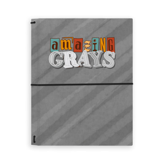 Amazing Grays - Journal estilo Midori (Frete Grátis)