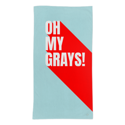 OH MY GRAYS! - Toalha de Praia (Frete Grátis)