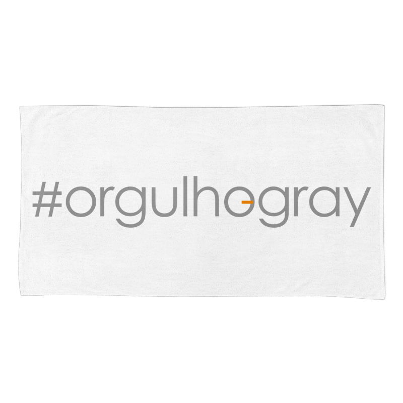 Toalha de Praia #orgulhogray (Frete Grátis)