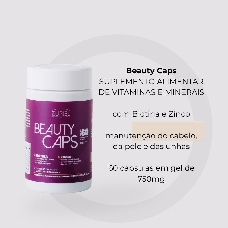 BEAUTY CAPS - Suplemento Alimentar - Vitaminas e Minerais