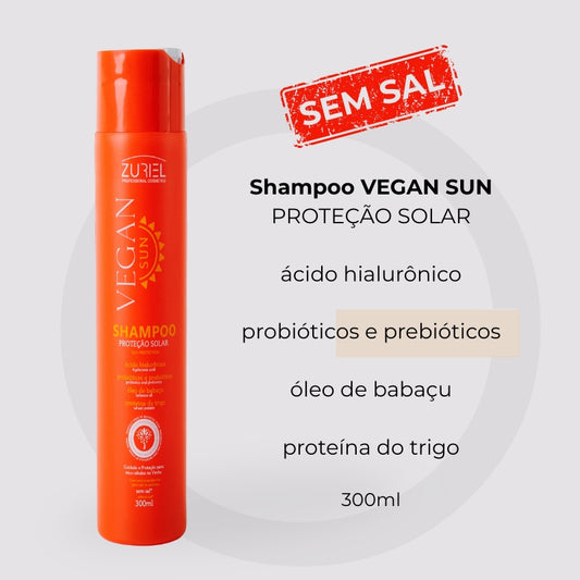 VEGAN SUN - Shampoo Vegano sem sal - 300ml