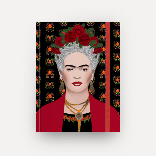 Caderno Frida Gris sem espiral  (Frete Grátis)