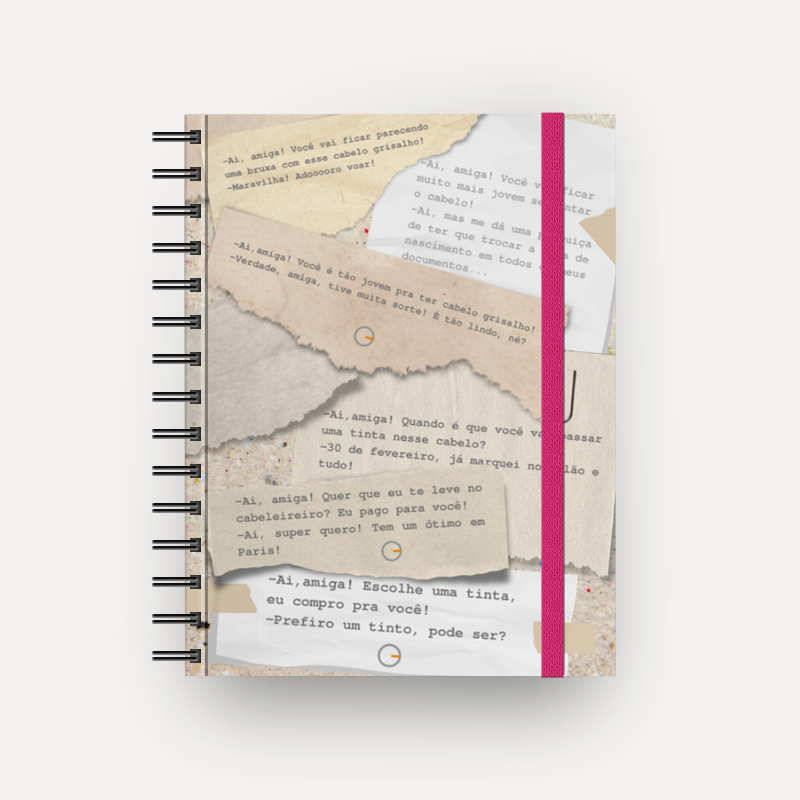 Ai, amiga! - Caderno com espiral  (Frete Grátis)