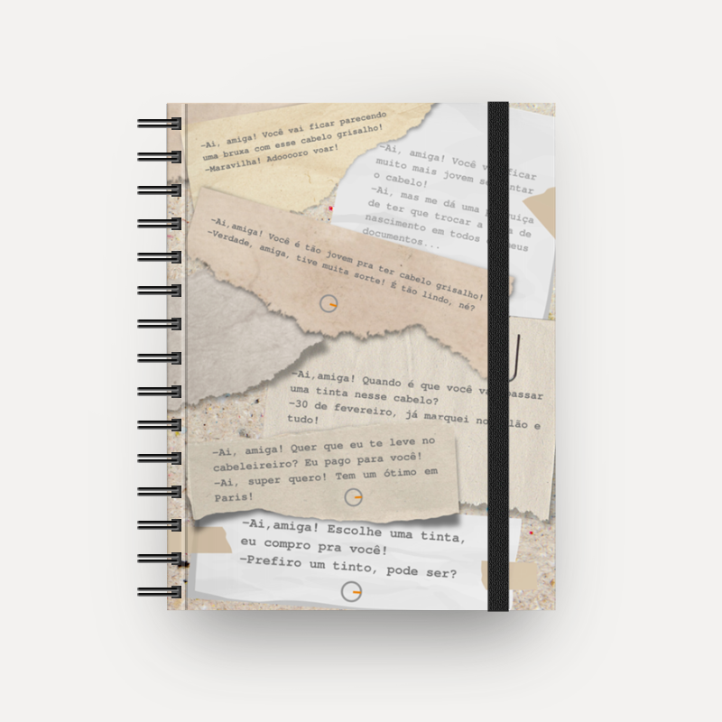 Ai, amiga! - Caderno com espiral  (Frete Grátis)