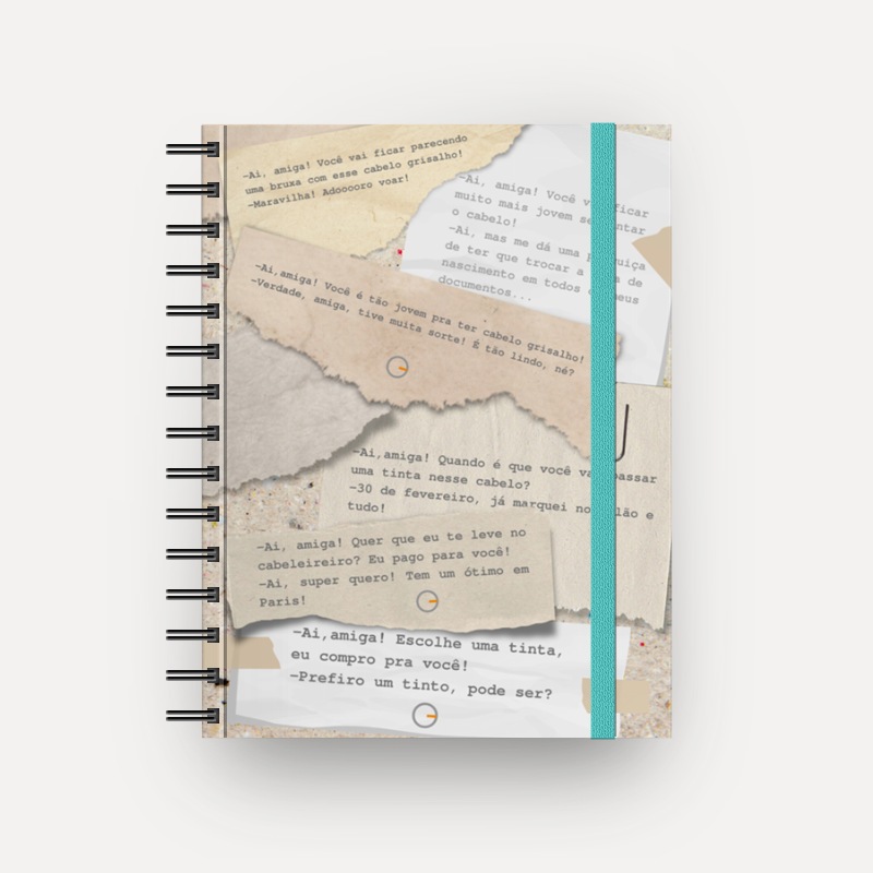 Ai, amiga! - Caderno com espiral  (Frete Grátis)