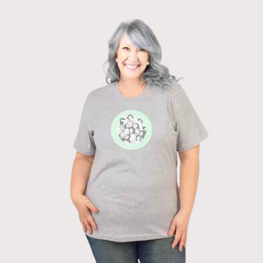 Gray Girl Gang - Camiseta Plus Size (Frete Grátis)