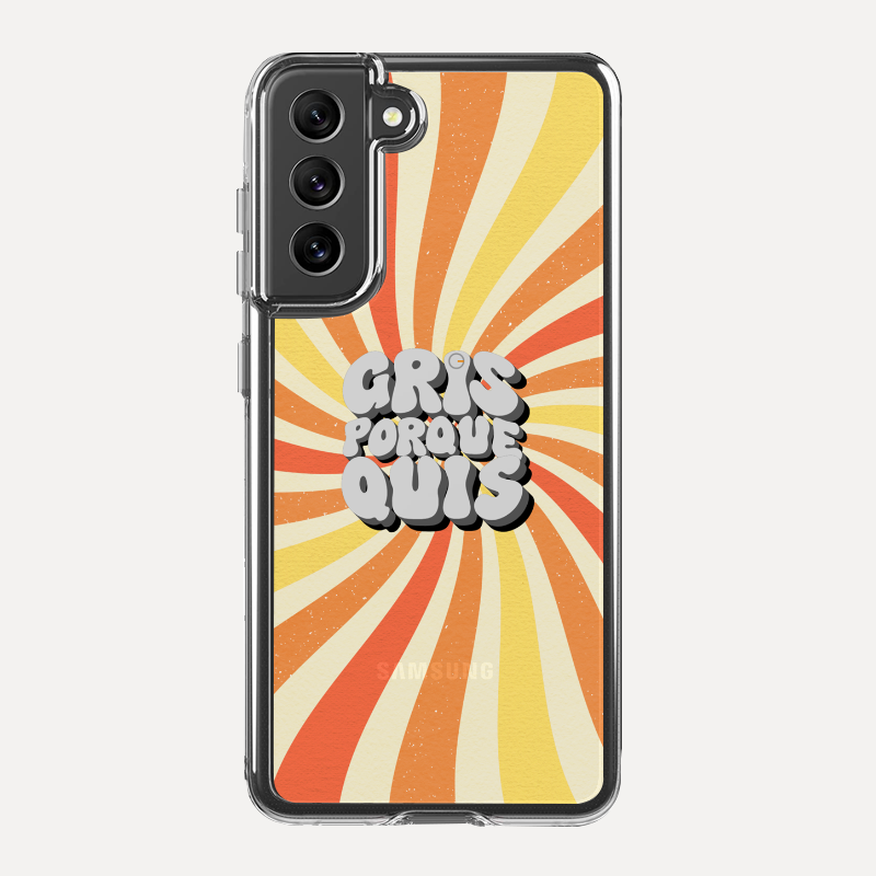 Gris porque Quis - Capinha de celular (Frete Grátis)