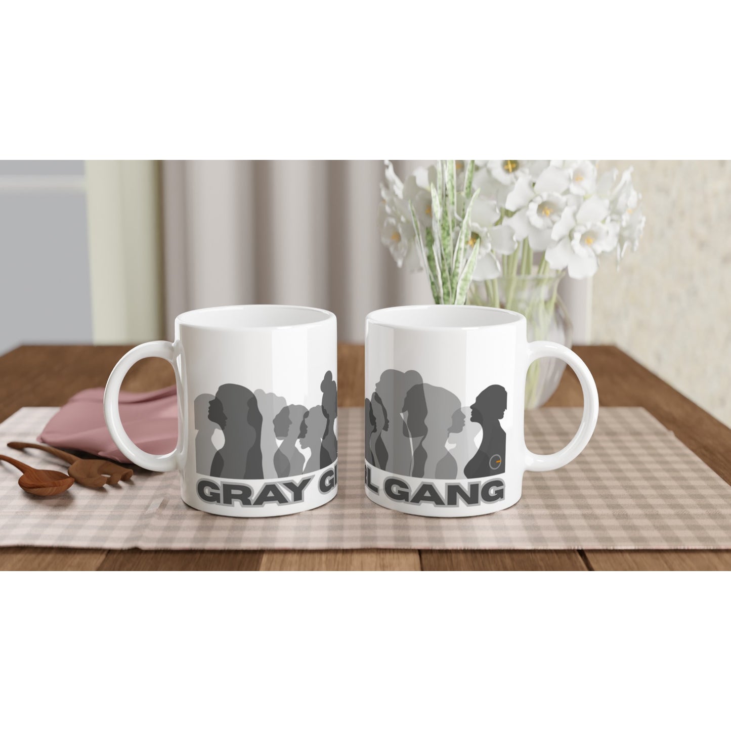 Gray Girl Gang II- Caneca